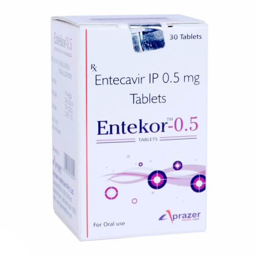 Препарат ENTEKOR 0,5 mg от гепатита B